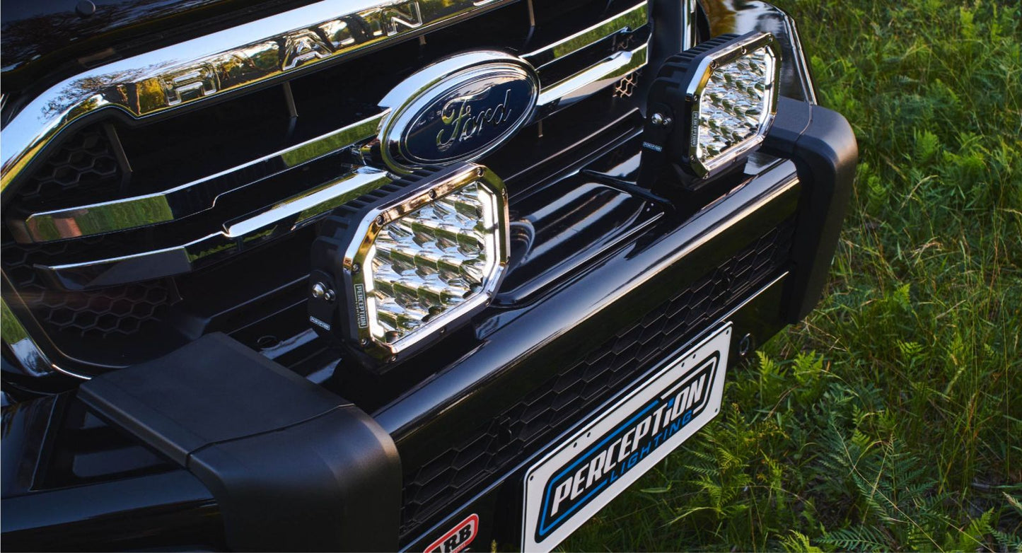 Perception Lighting Apex Quad 5x7" Square LED Driving Lights