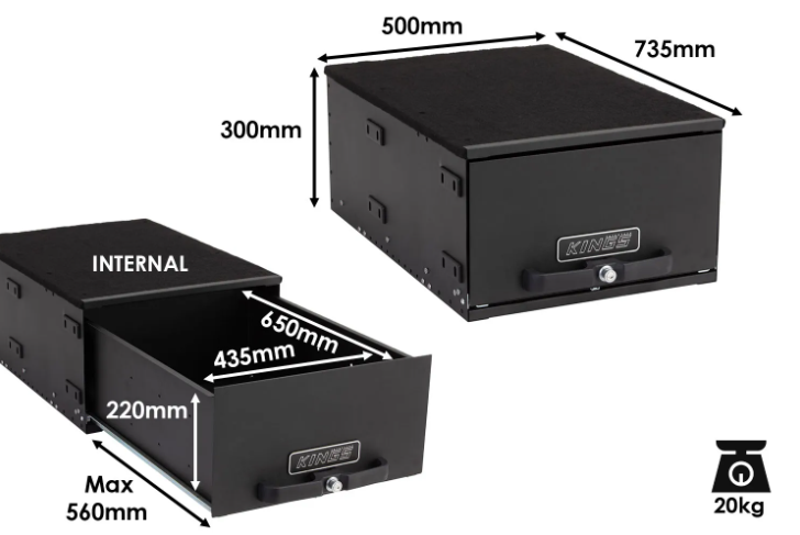 Kings Modular 700mm Drawer
