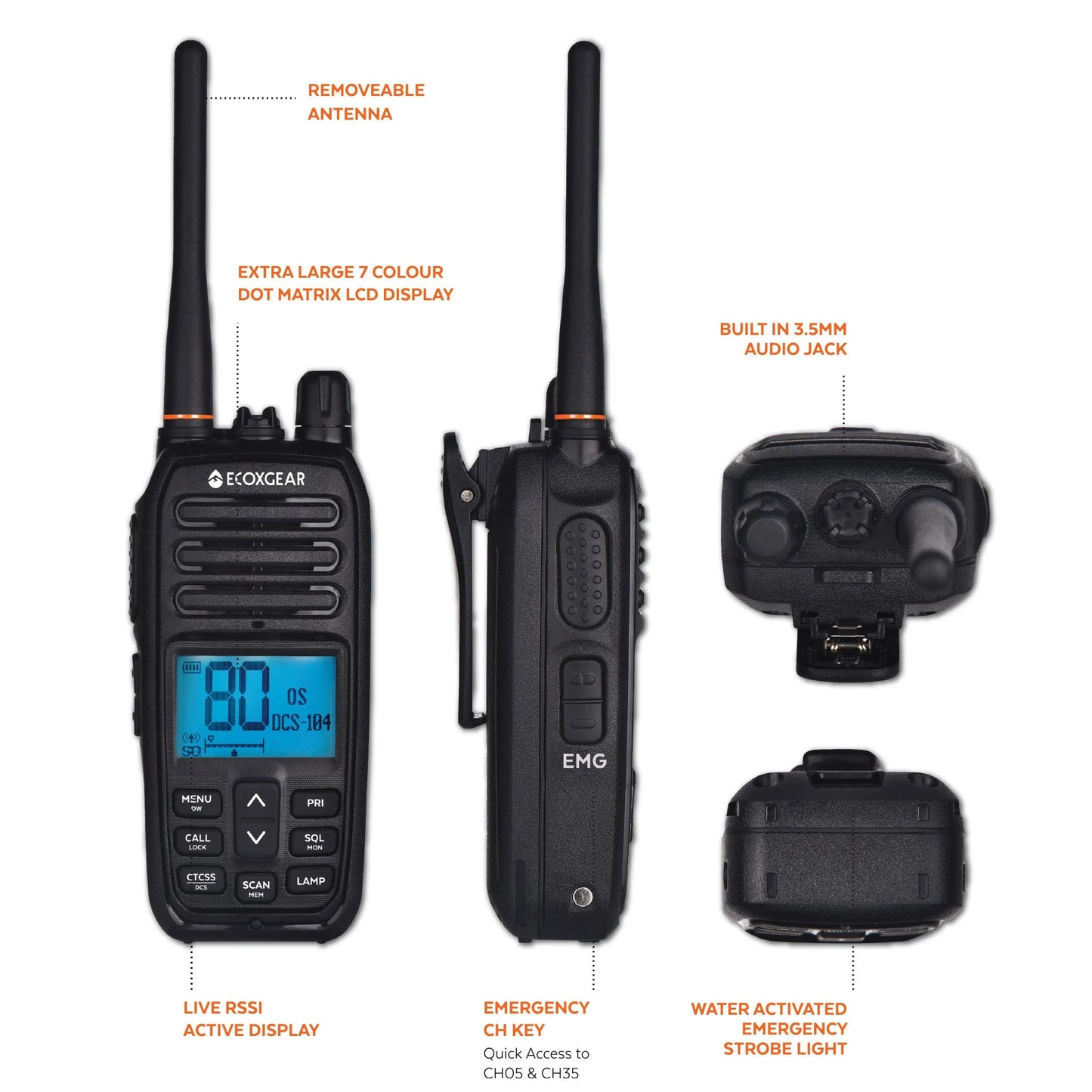 ECOXGEAR EXG500 HANDHELD