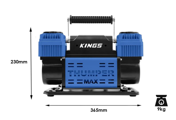 Thumper Max Dual Air Compressor MKII (BLUE OR PINK)