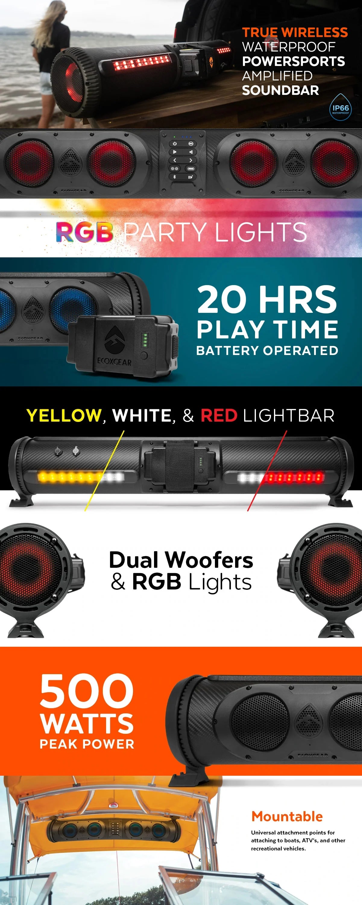 Ecoxgear SoundExtreme SEB26 (Battery Powered Model)