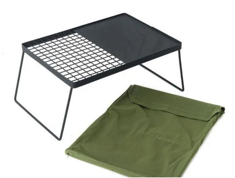 Camp Fire BBQ Plate ( Includes Canvas Storage Bag )