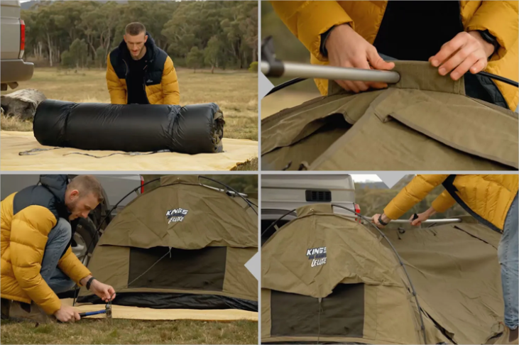 Kings Big Daddy Deluxe Double Swag (INCL BAG) – 4WD Supply Co
