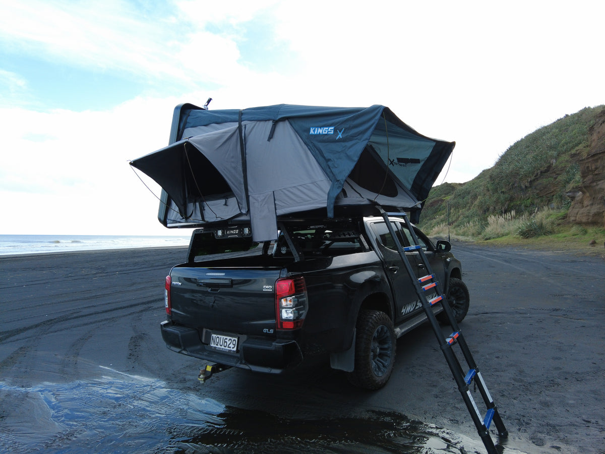 Kings Tourer X 1600 Side-Opening Rooftop Tent | 2 min Setup | Integrat ...