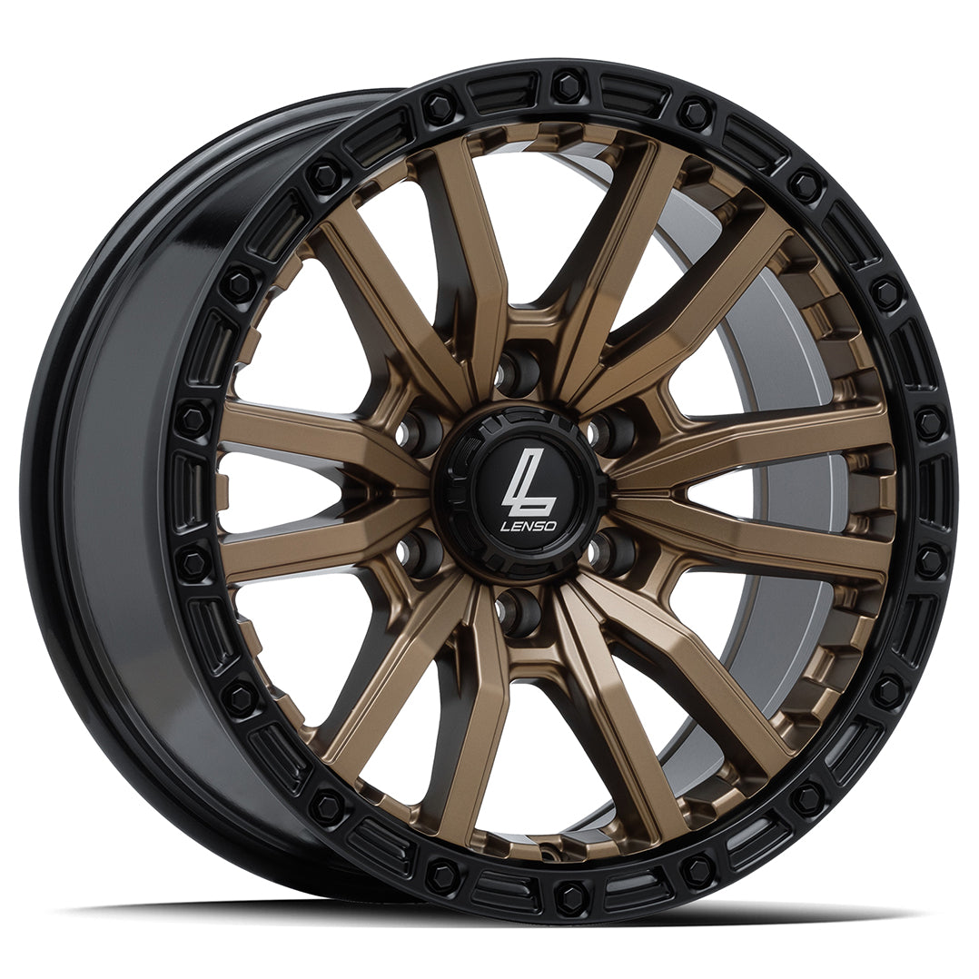 LENSO MAX VALOR MATTE BRONZE BLACK 17x9