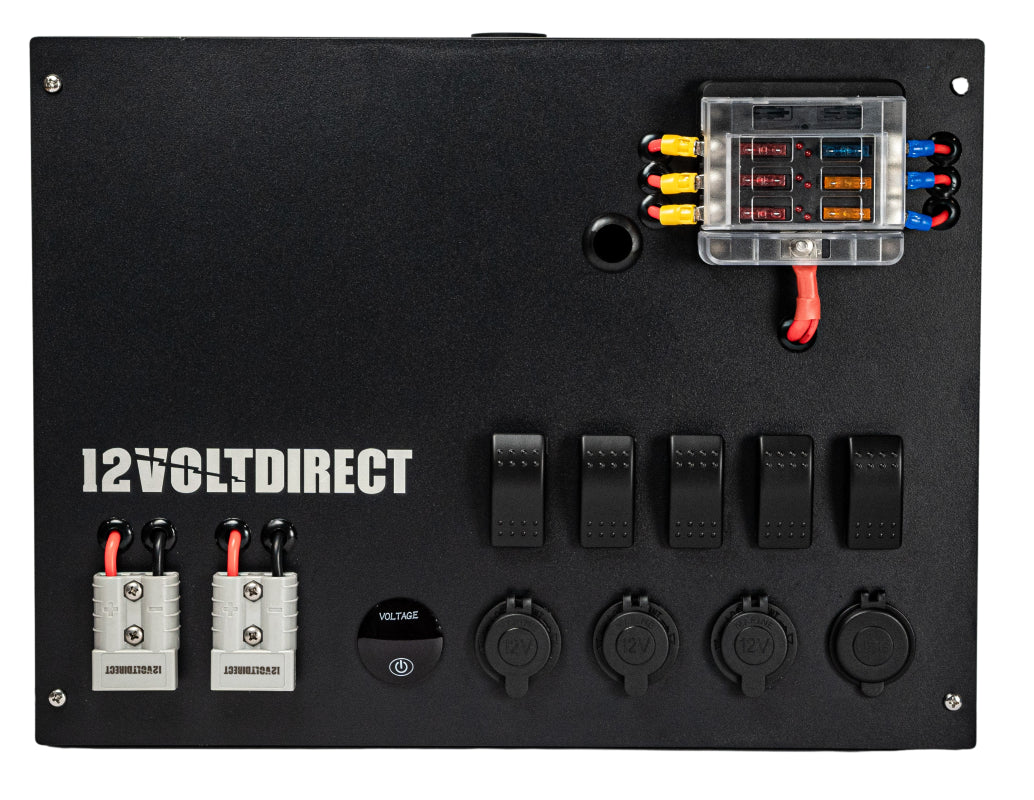 12 Volt Direct Canopy Power Control Box with Optional 20Amp DCDC Charger And power feed
