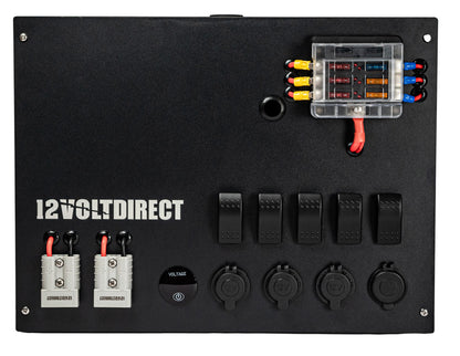 12 Volt Direct Canopy Power Control Box with Optional 20Amp DCDC Charger And power feed