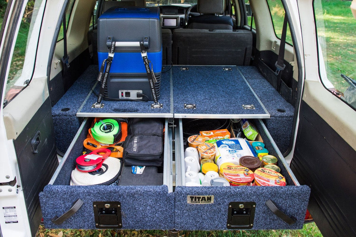 900 Drawer Box Titan Drawer System 900mm - Suitable for Smaller SUV | Incl fridge sli ...